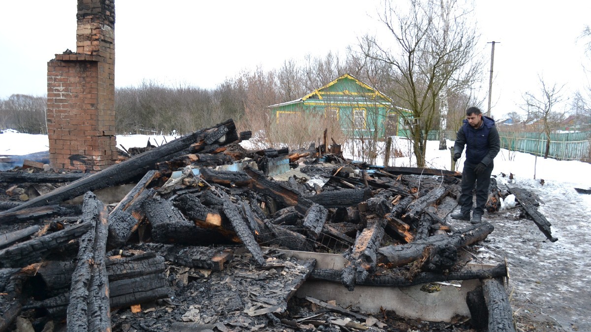 В Путятинском районе у молодой семьи сгорел дом - ИЗДАТЕЛЬСТВО «ПРЕССА»