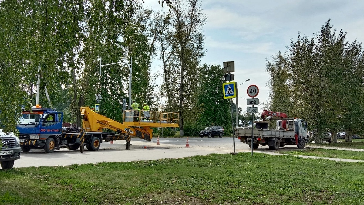 В Захарове у школы установили новый светофор - ИЗДАТЕЛЬСТВО «ПРЕССА»