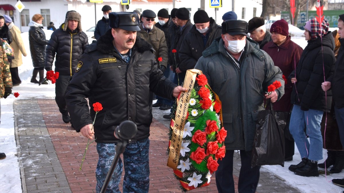 В Спасске в День вывода советских войск из Афганистана провели митинг у