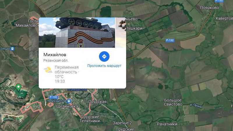 Карта михайлова рязанской. Автопробег в посёлке Дубки 30 апреля 2022.