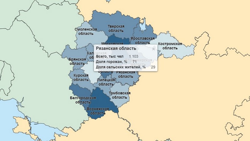 Рязань численность населения на 2024