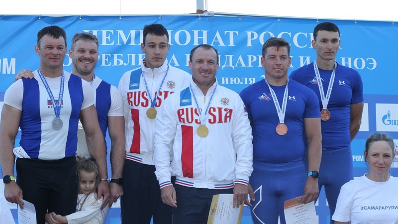 Рязанцы завоевали несколько золотых медалей на чемпионате России по гребле