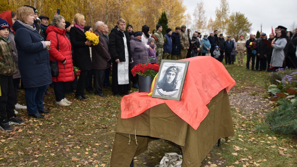 В Рязанском районе похоронили летчика, погибшего в Великую Отечественную