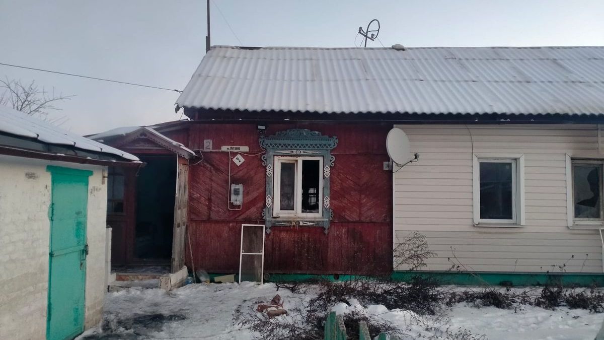 В Ряжске на улице Луговой горел жилой дом | 09.01.2023 | Рязань - БезФормата