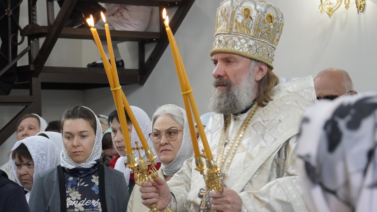 В селе Казачья Слобода Шацкого района освятили Архангельский храм,