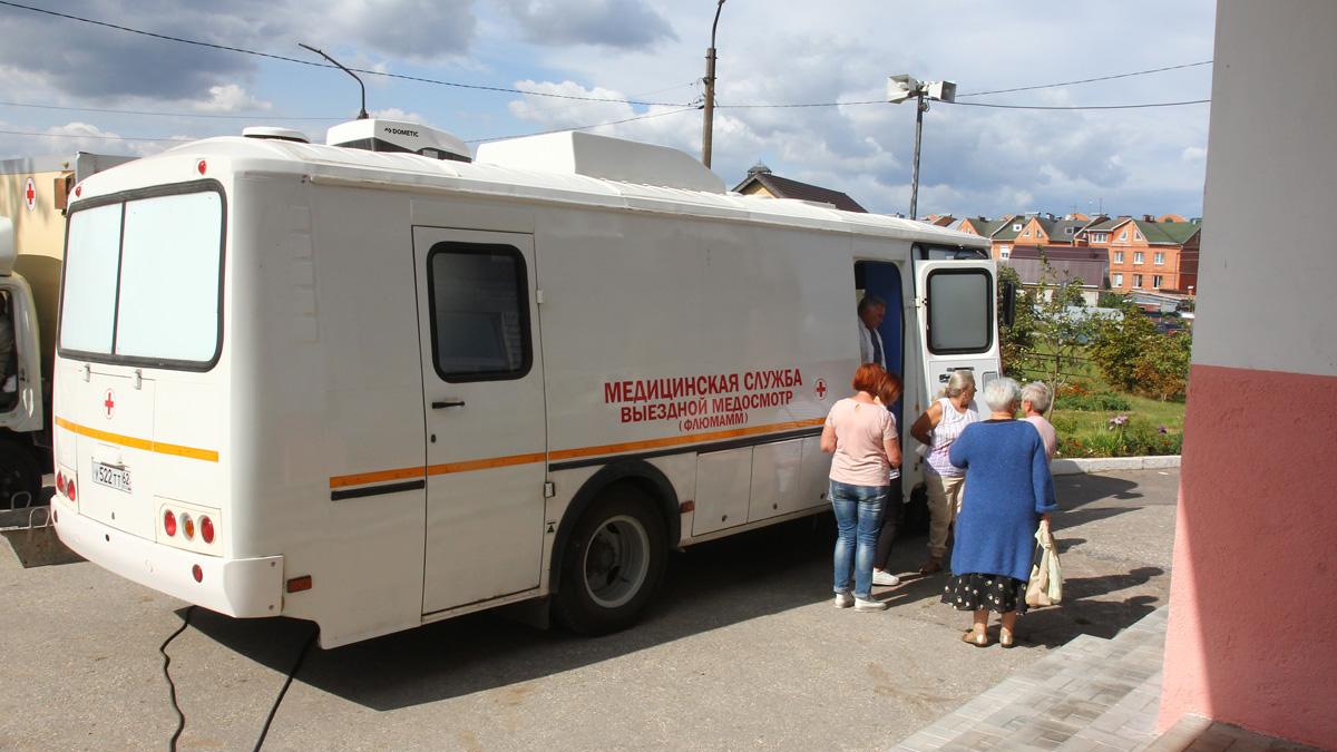 В Борках 115 рязанцев прошли обследование в «Поезде здоровья» -