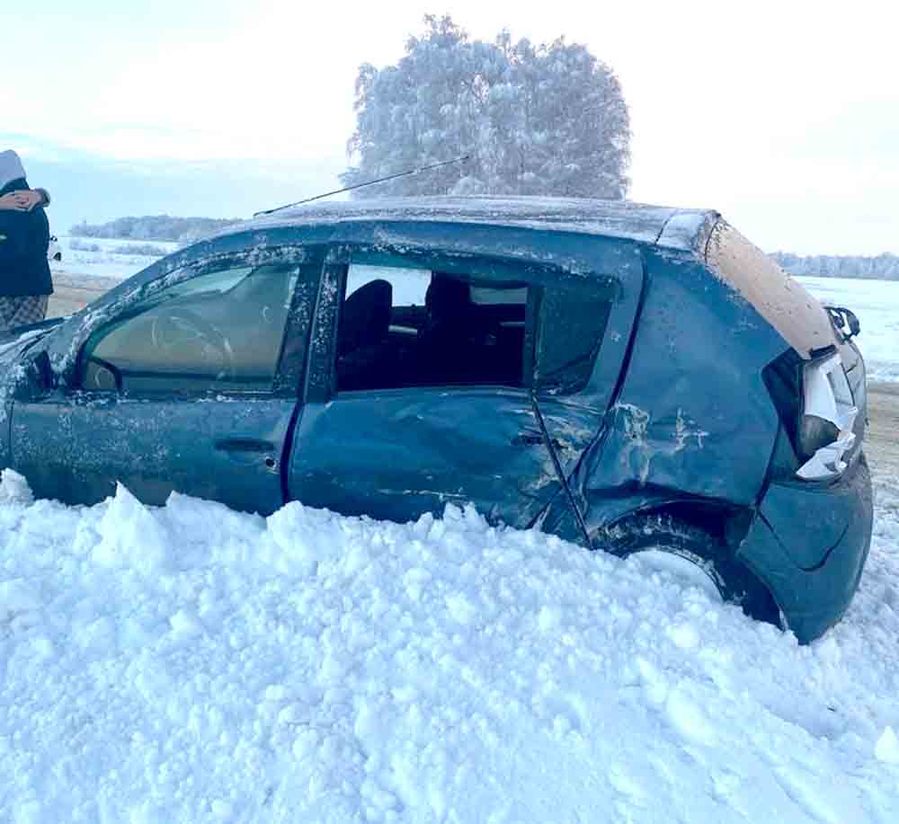 Два Renault столкнулись на 69-м километре дороги Рязань – Пронск – Скопин