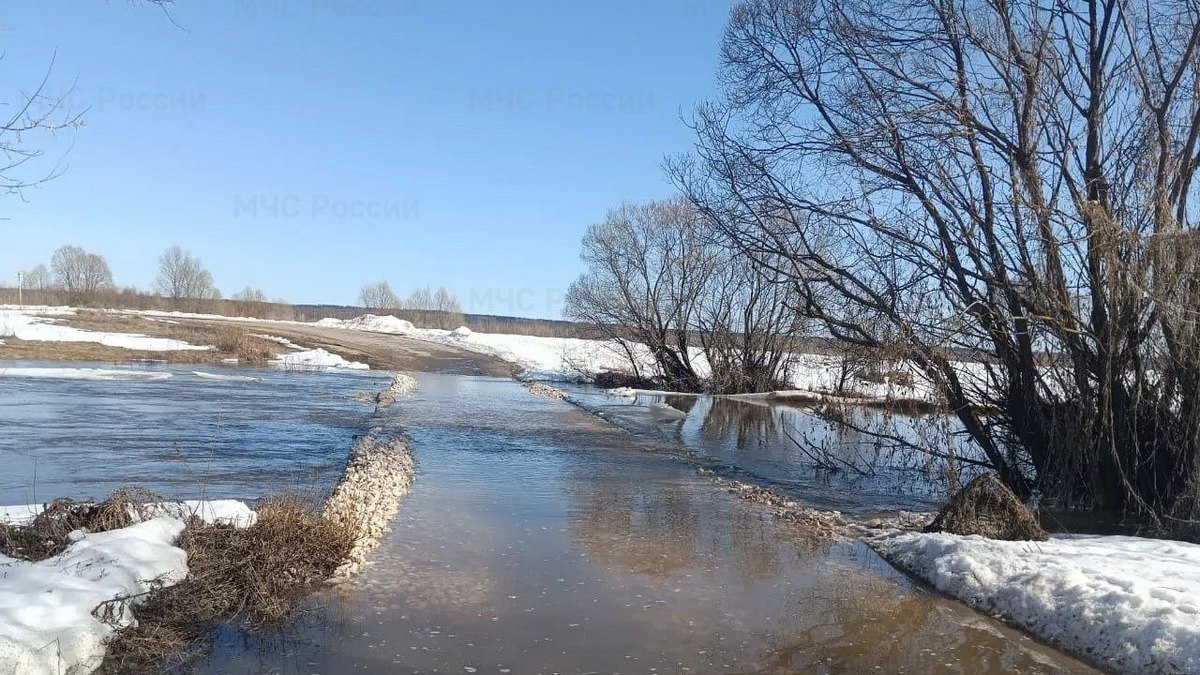 Еще два низководных моста затопило в Кораблинском и Спасском районах |