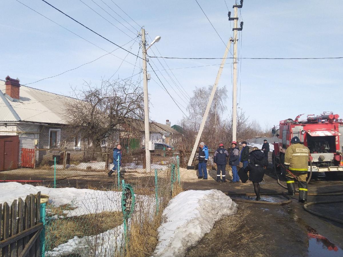 Жилой дом горел в Скопине | 04.04.2022 | Рязань - БезФормата