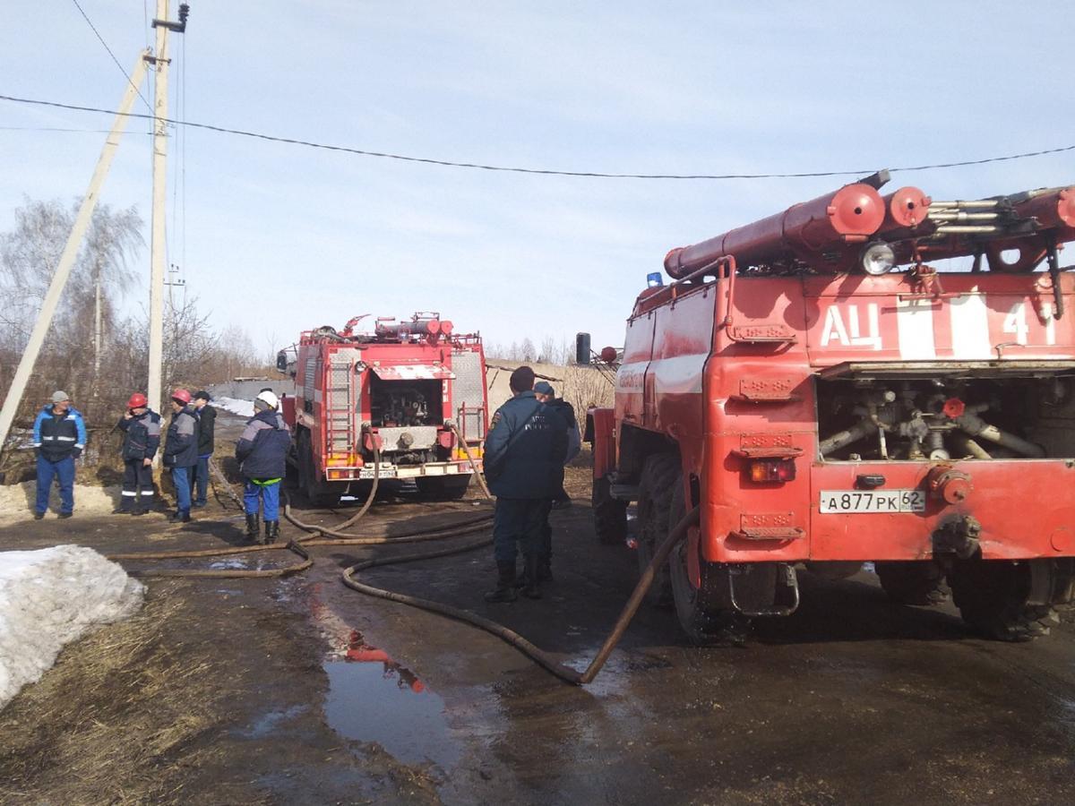 Жилой дом горел в Скопине | 04.04.2022 | Рязань - БезФормата