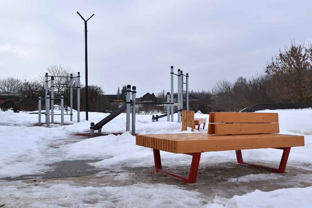 В селе Ижевское Спасского района завершили благоустройство улицы Красной |  29.12.2023 | Рязань - БезФормата