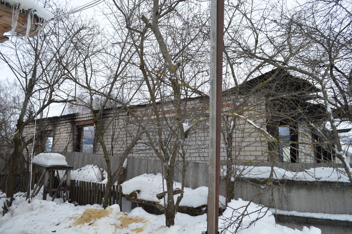 В старожиловском селе Чернобаево сгорел дом | 02.02.2022 | Рязань -  БезФормата