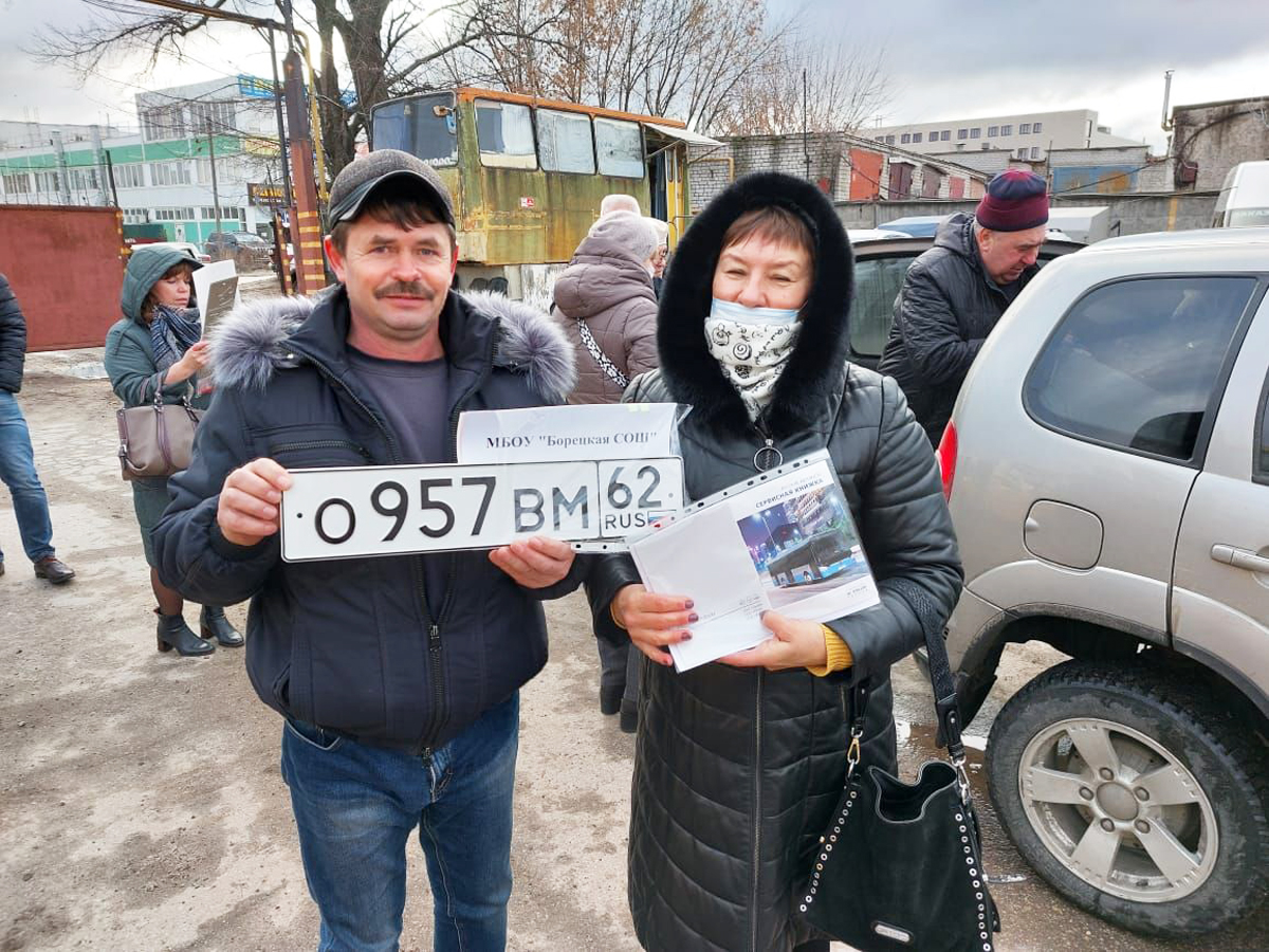 В Борецкую школу Сараевского района детей будут привозить на новом автобусе  | 15.11.2021 | Рязань - БезФормата